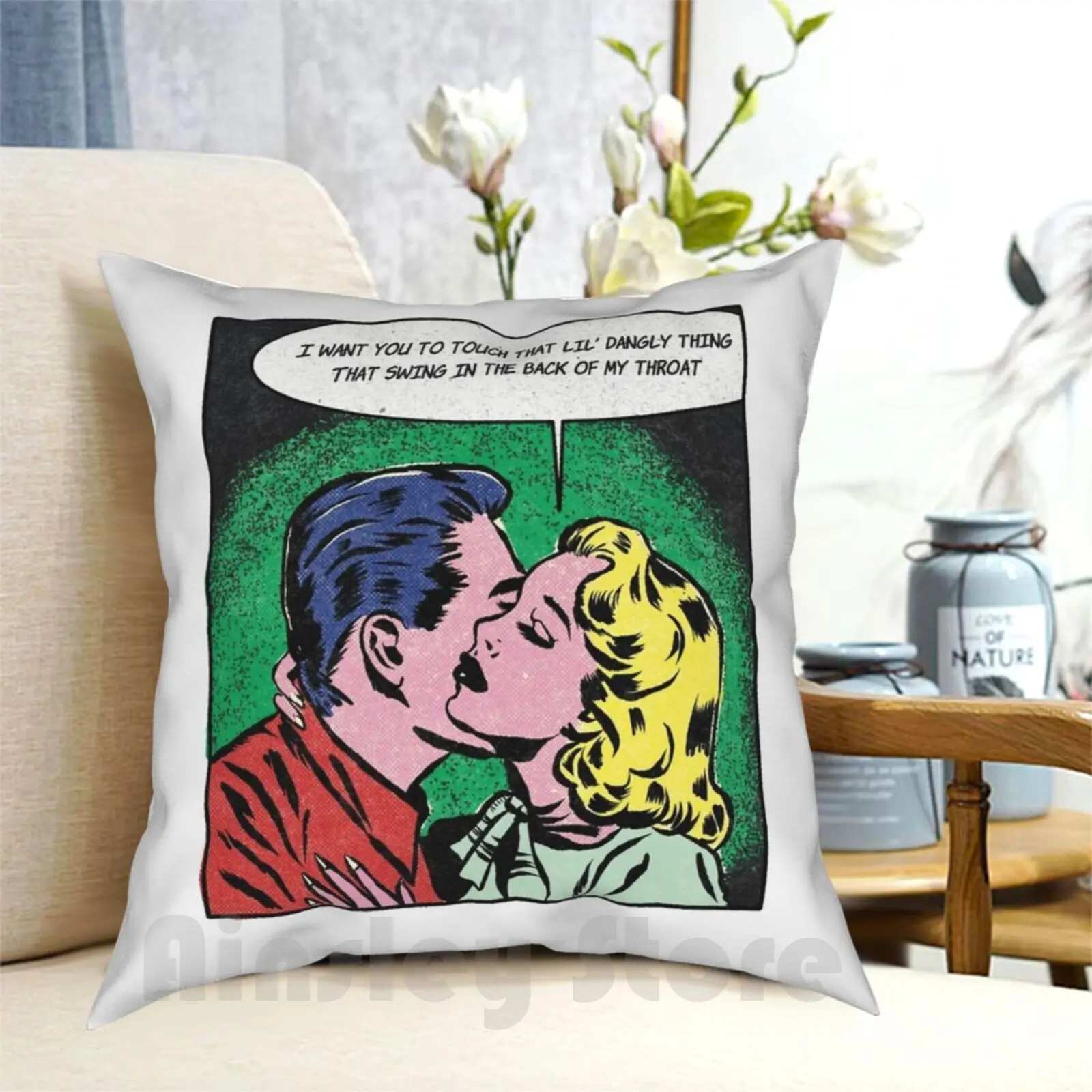 

Lil Dangly Thing Wap Vintage Comic Classic Pillow Case Printed Home Soft DIY Pillow cover Vintage Comics Wap Wet