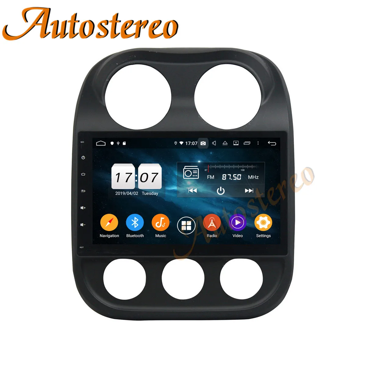 HD Android 13 Car No DVD Player GPS Navigation For Jeep Compass 2009-2015 Car Multimedia Player Auto Radio Stereo Head Unit RHD