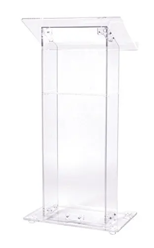 

Acrylic Lectern Podium with Shelf Clear Perspex Church Lectern Church Lucite Acrylic Podium Church Lectern plexiglass pulpit