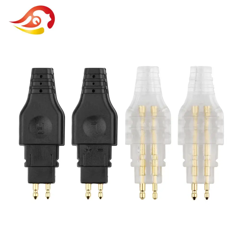 QYFANG Earphone Pin Gold Plated Copper Plug DIY Custom Wire Connector HD25/414/565/580/600/650 Headset Audio Jack Metal Adapter