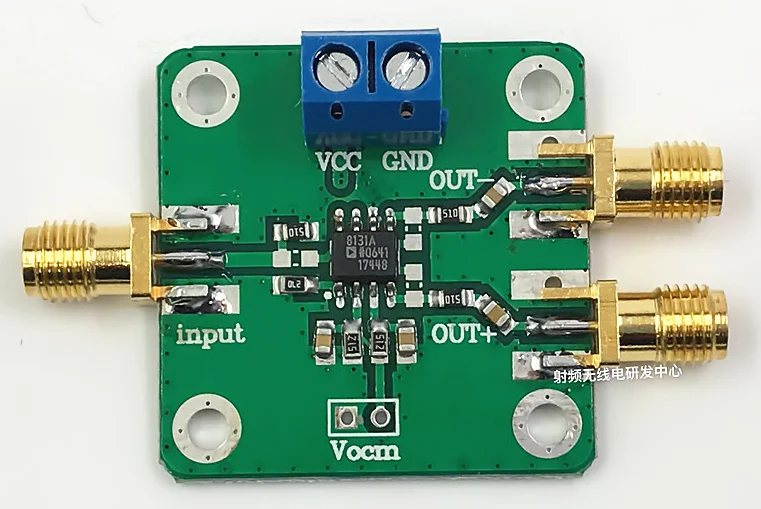 RF single-ended to differential AD8131 single power supply single-ended differential