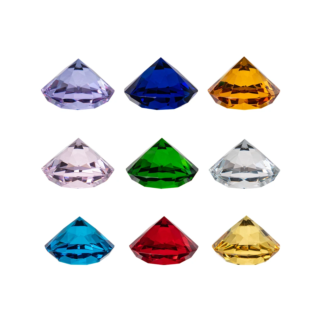 60mm Crystal Diamond Jewelry Craft Diamond Shape Crystal  Gem Home Decor For Accessories Birthday Wedding Day Gift