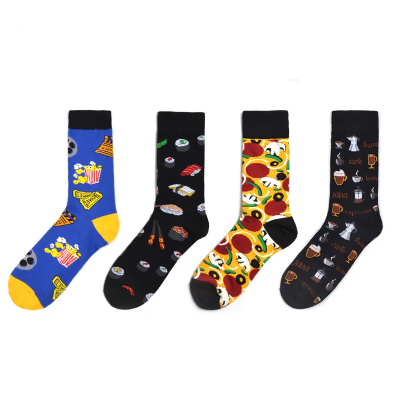 

Hot Sale Casual Men and Women Socks New Socks fashion design Plaid Colorful happy Business Party Dress Cotton Socks