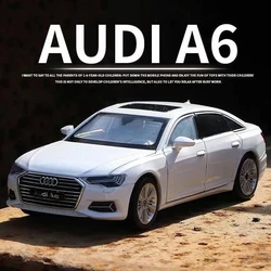 1:32 AUDI A6 lega auto diecast e veicoli giocattolo modello di auto giocattolo in metallo alta simulazione suono e luce collezione giocattolo regalo