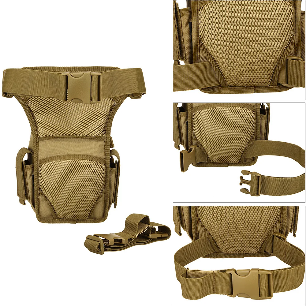 Men Leg Bag Outdoor Waist Pack Thigh Bags Utility Belt Pouch Hiking Male Waist Hip Motorcycle Sport Fanny Camping Fishing Bags