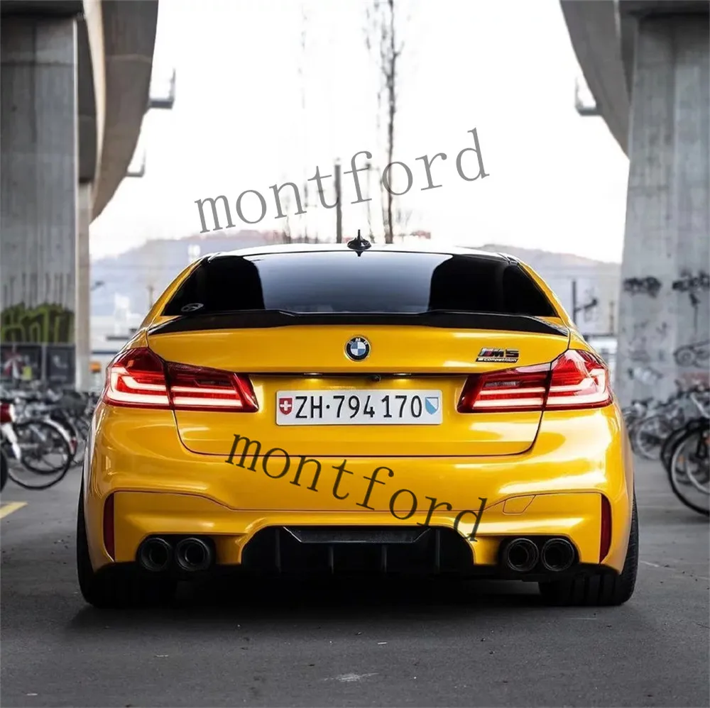 

G30 M5 Style M Performance Carbon Fiber Rear Trunk lip Spoiler Car Wing For BMW 530i 540i G30 2017UP