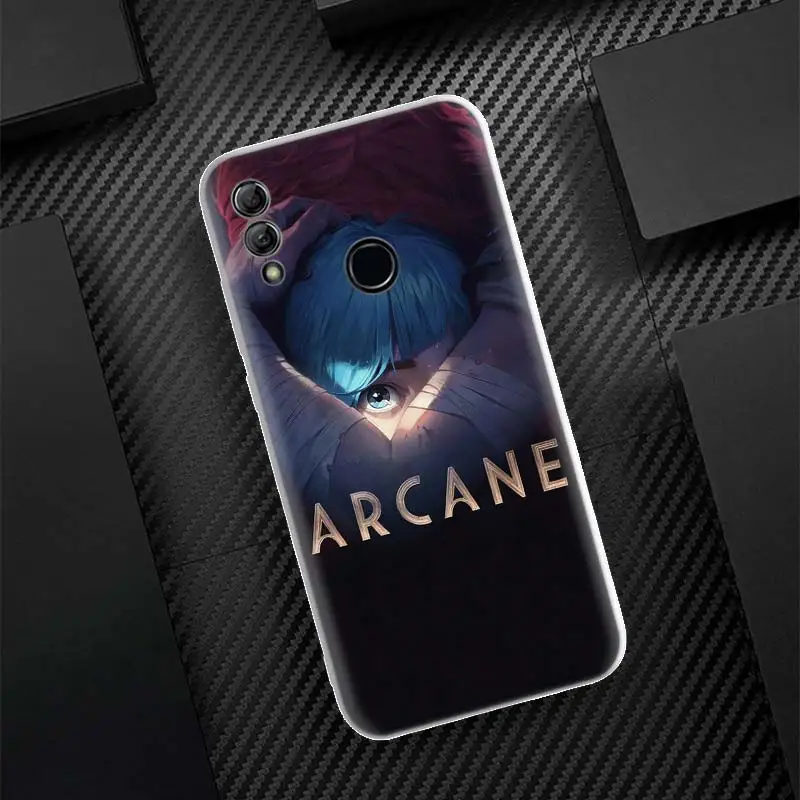 Anime Arcane Jinx Vi Soft Phone Case For Huawei Honor 10 9 20 Lite Y5 Y6 Y7 Y9 P Smart Z 2019 8A Pro 8X 8S 7A 7X 9X Coque