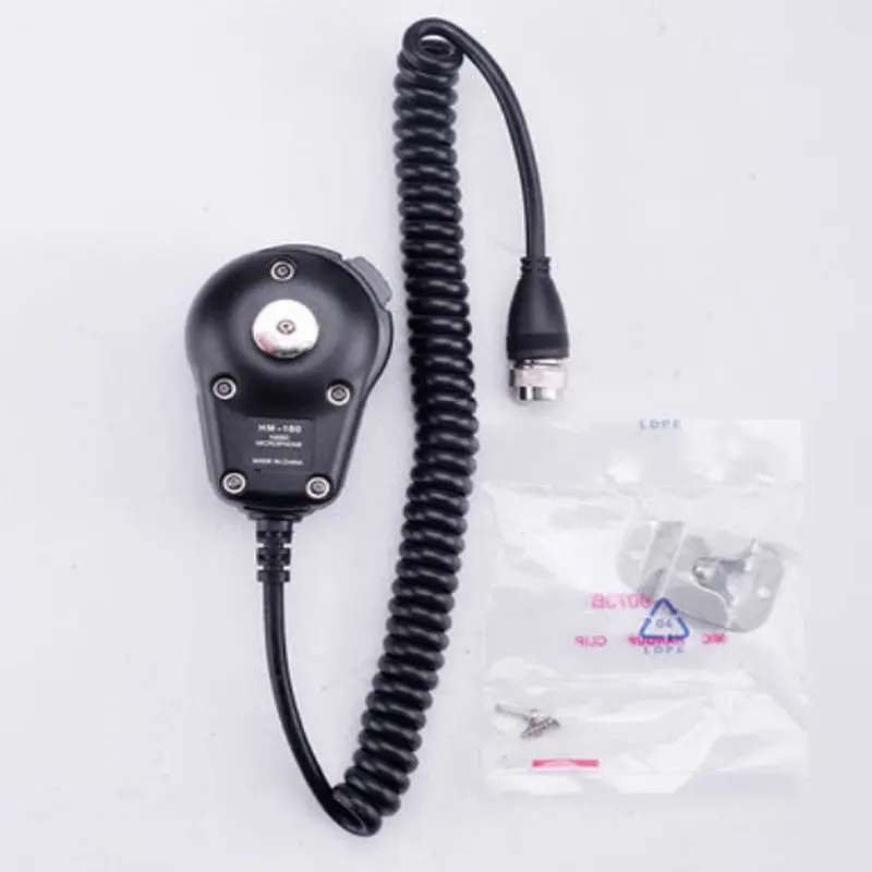 HM-180 Hand Speaker Microphone HM180 8PIN PTT Mic For ICOM Radio IC-M700 IC-M710 IC-M700PRO IC-M600 SSB Replace For EM-101/EM-48
