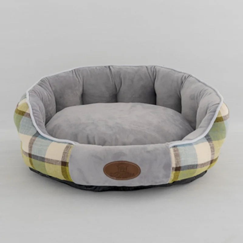 Winter Warm Pet Products Home Cloth Lattice High Back Cat's Nest Creative Pet's Nest Can Be Disassembled and Washed Dog's Nest