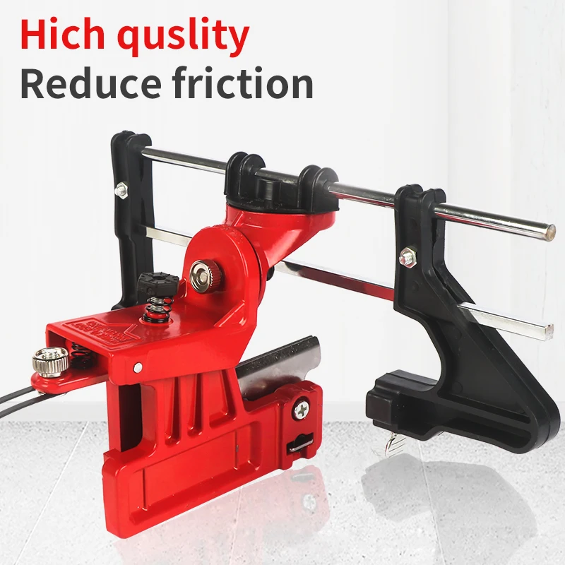 Manual Chain Sharpener Chainsaw Saw Chain Filing Guide Sharpening File Chain Sharpener Tools Kit for Lawn Mower