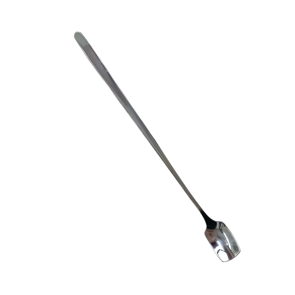 고품질 스테인레스 스틸 믹싱 스터링 스퀘어 커피 스푼 긴 핸들 스퀘어 스푼, 커피 티 캔들 왁스 비누베이스