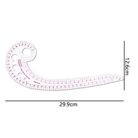 4pcs Set Tailor Measuring Ruler Kit DIY Tailor Patterns Sewing Drawing Quilting Tools Clothing Patchwork Cutting Curve Craft 5