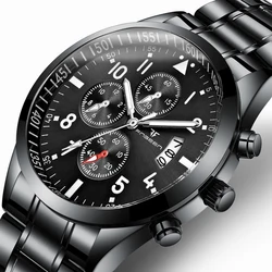 UTHAI CQ39 Men watch quartz clock wristwatch for male stainless steel Business casual luxury classic Waterproof 2020