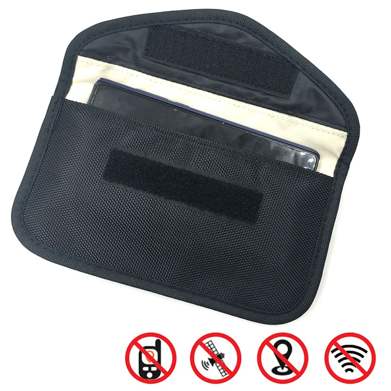 1PCS Signal Blocking Bag Anti-Radiation Signal Shielding Pouch Wallet For 6 Inch For Men And Women's Wallet