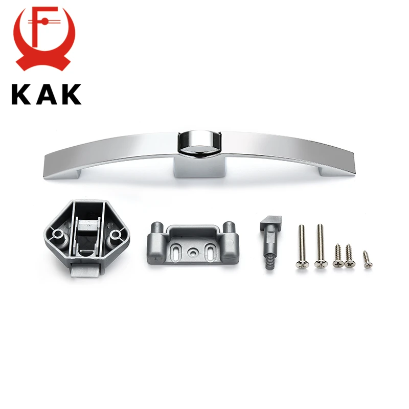 KAK Camper Car Push Lock with Handle RV Caravan Boat Motor Home Cabinet Drawer Latch Button Locks For Furniture Handle Hardware