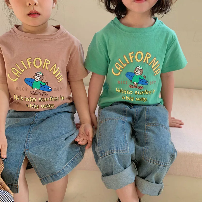 MILANCEL Camiseta manga corta infantil - Estampado verano niños
