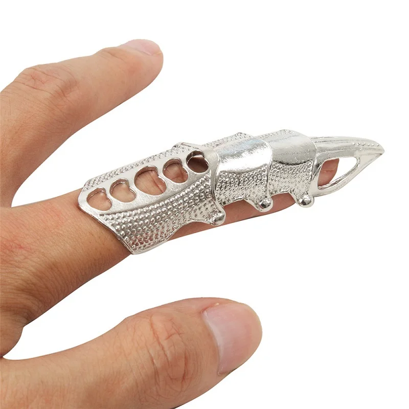 Danganronpa Finger Bone Ring Dangan Ronpa Gothic Celestia Ludenberg Punk Finger Rings Classic Hot Halloween Cosplay Props