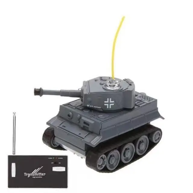 4CH Mini RC Tank Car Electronic Radio Micro Model High Simulation Remote Control Electronic Tiger Tank Boy Gifts Toys For boys