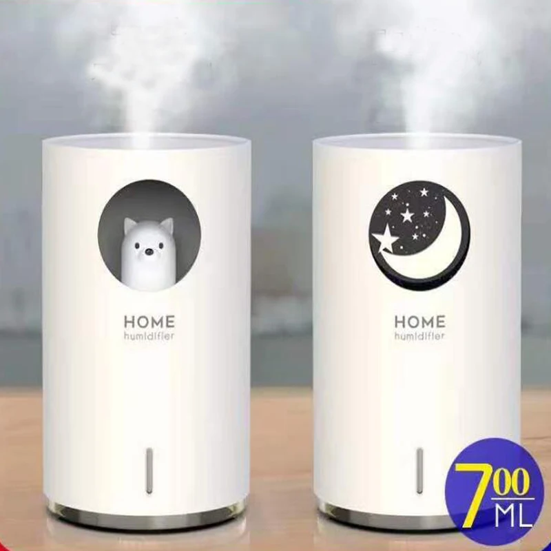 New Mini Humidifier Usb Home Bedroom Office Mute Small Air Moisturizing Spray Household Mini Air Replenishing Instrument