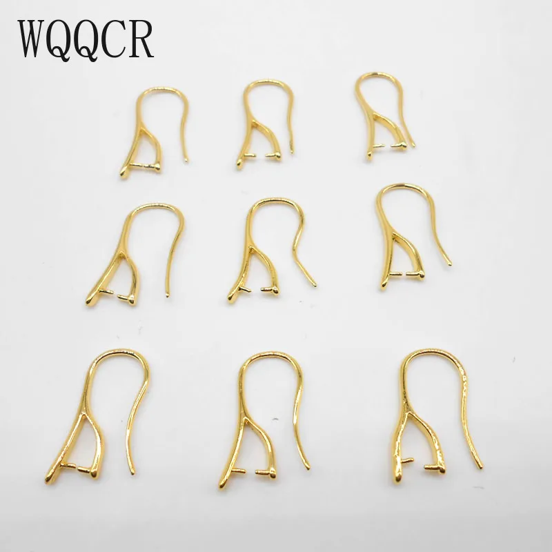 NEUE Hohe Qualität DIY Handmade Gold Und Silber 10X21 Ohr Schmuck Stecker Ohr Clip Ohr Schnalle 925 Damen Schmuck Zubehör