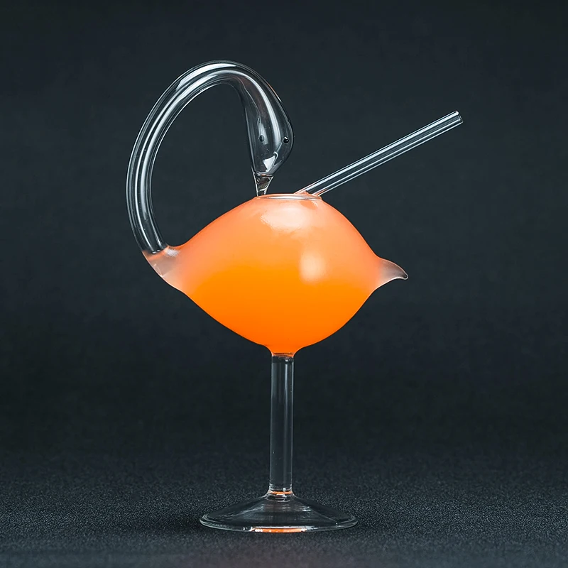 glass swan-shaped wine glass bird ins net wine glass creative shape wine glass 175ml