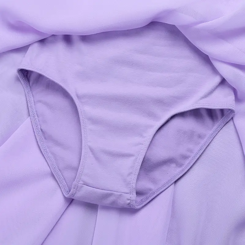 Tulle Princess Ball Gown Teens Ballerina Leotard Dress Kids Girls Gymnastics Ballet Tutu Sequins Top Chiffon Dress Dance Wear - Image 4