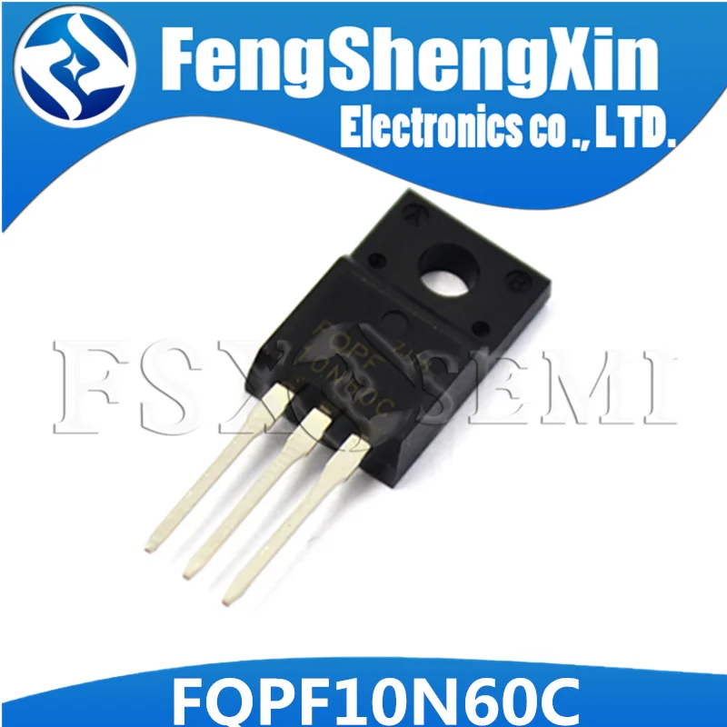 10pcs/lot FQPF10N60C TO-220F 10N60C 10N60 TO220 FQPF10N60 MOSFET transistor