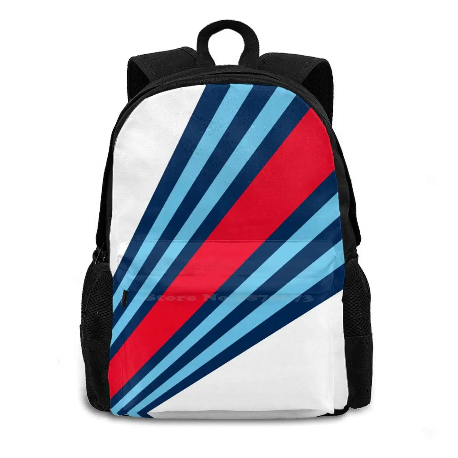 Martini Stripes Rucksack Knapsack Storage Bag Backpack Martini 1 Williams