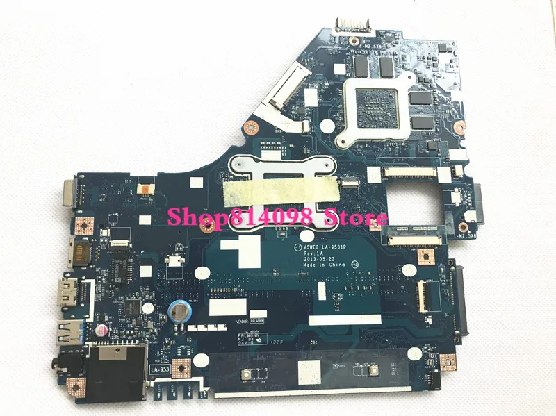 Laptop motherboard Fit For ACER Aspire E1-572 E1-572G I5-4200U CPU V5WE2 LA-9531P Mainboard test good