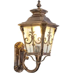 European Retro Outdoor Wall Lamp Waterproof Villa Decoration Landscape Garden Lamp Balcony Corridor Aisle Door Front Wall Lamp