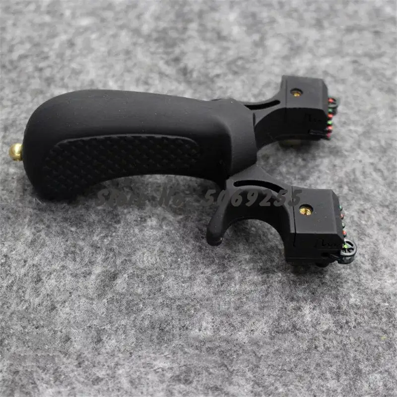 High Quality Slingshot Of Resin Flat Rubber Band 5 Aiming Accurate Slingshot For Hunting Shooting Outdoor Archery Catapult