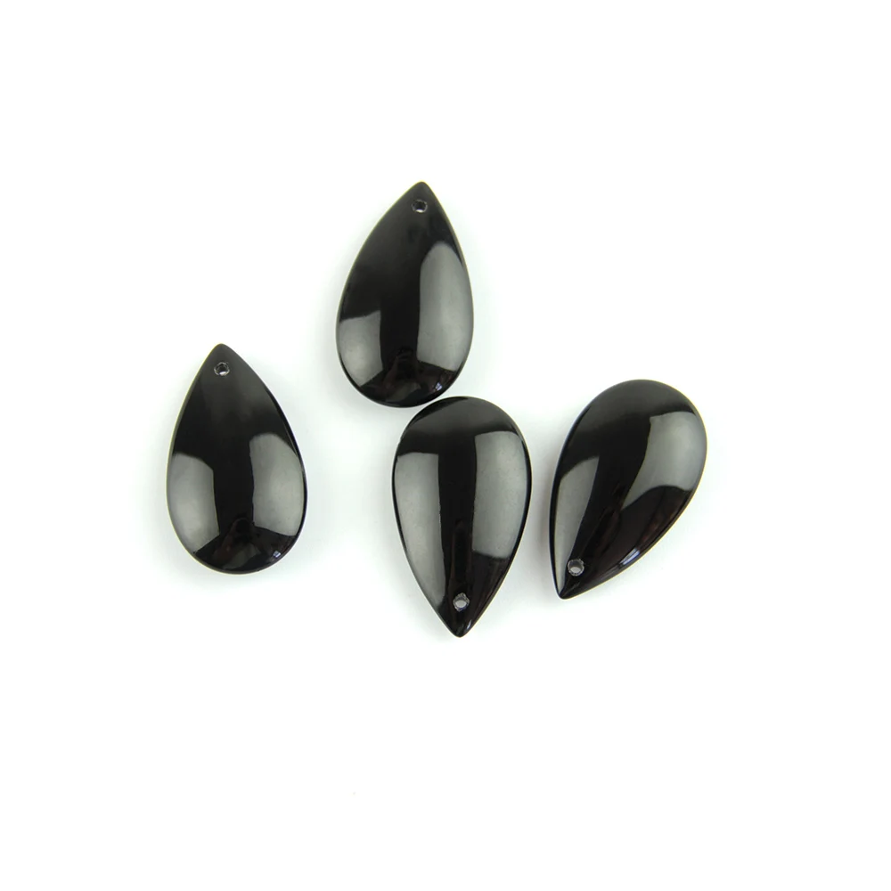 38mm/50mm Black Color Water Drop Prisms For Lighting Crystal Chandelier Suncatcher Ornament Lighting Lamp Hanging Decoration