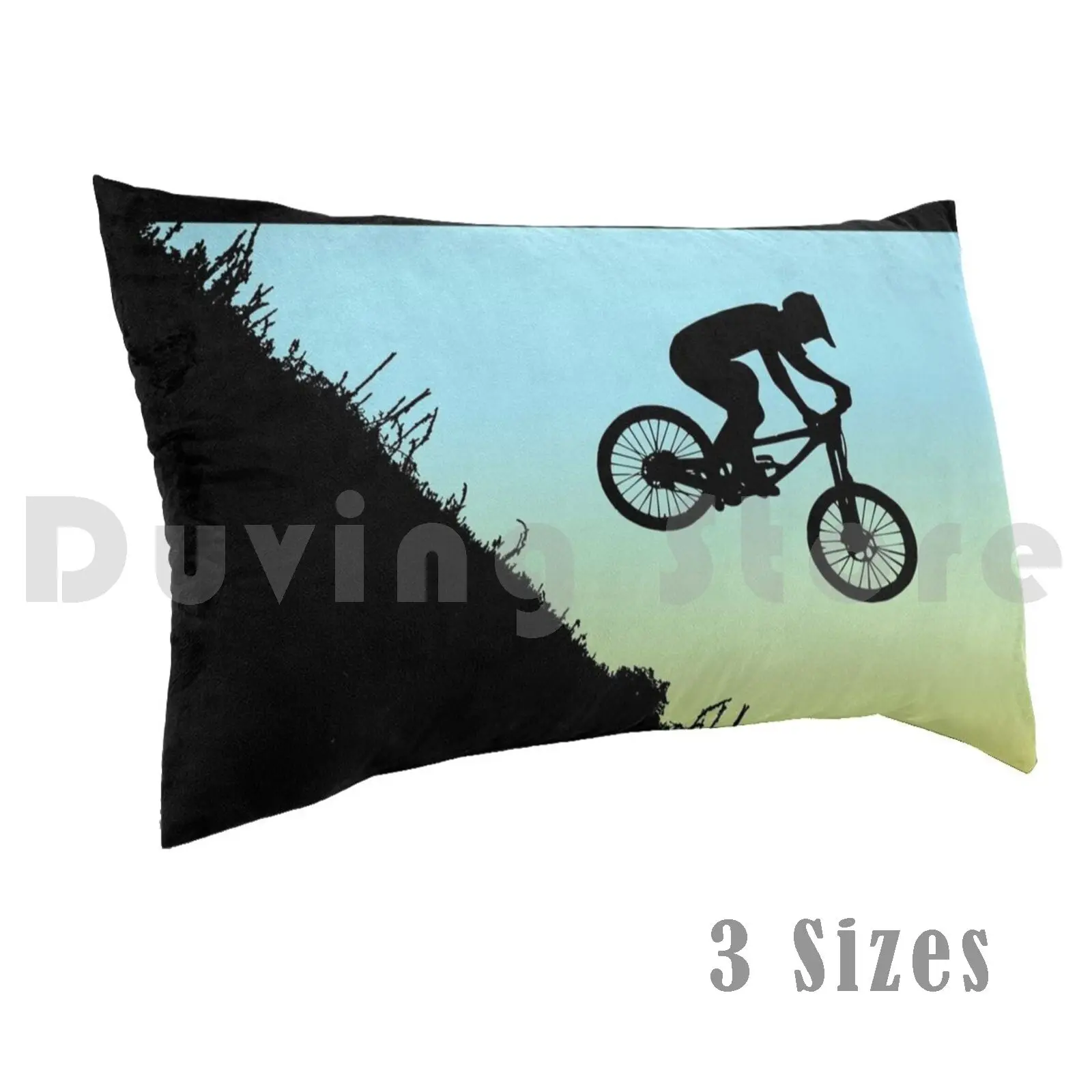 Mountain Bike Extream Downhill Pillow Case 20*30 Inch Mountain Bike Bike Trail Running Adventure Mountain