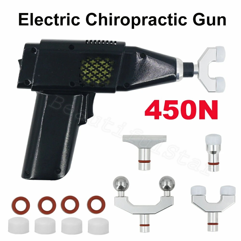 Electric Chiropractic Adjusting Tools Portable Spine Correction Gun Spinal Therapy 3 Intensity Adjustable Massager Health Care