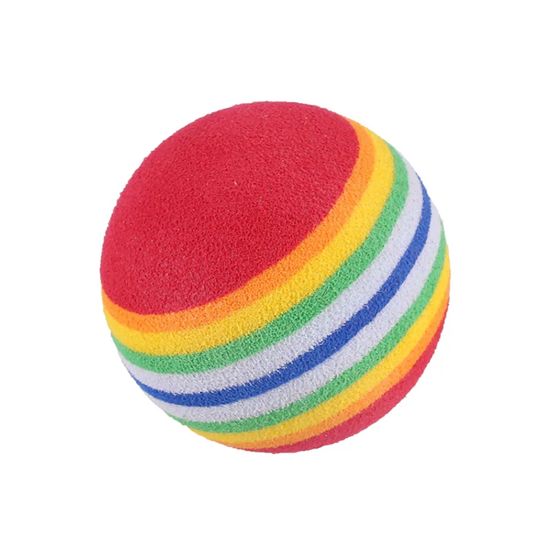 1PCS Golf Sponge Soft Rainbow Balls Golf Swing Training Balls Beginner Practice Training Aids Ball Indoor Outdoor