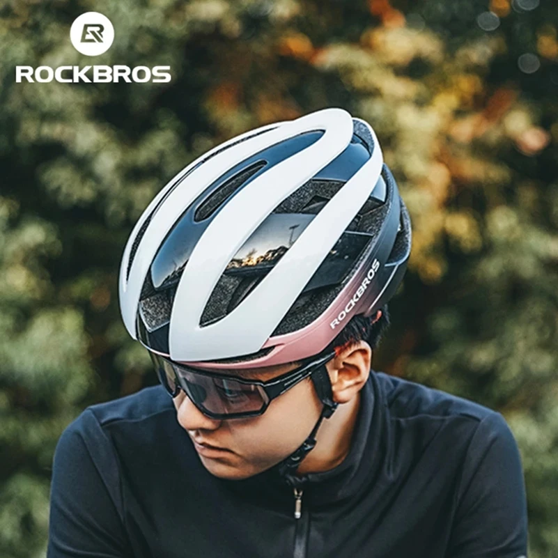 ROCKBROS Bicycle Helmets Ultralight Cycling Helmet MTB Racing Road Bike Scooter Helmet Motorcycle Helmet Safety Caps