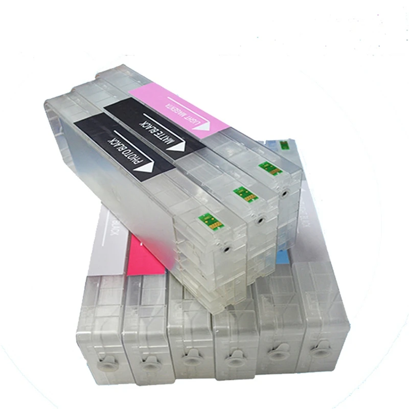 Wholesale Empty Refill Ink Cartridge With Chip 700ML For SureColor P6080 P8080 P7080 P908 Printer Integrated Cartridge Refilable