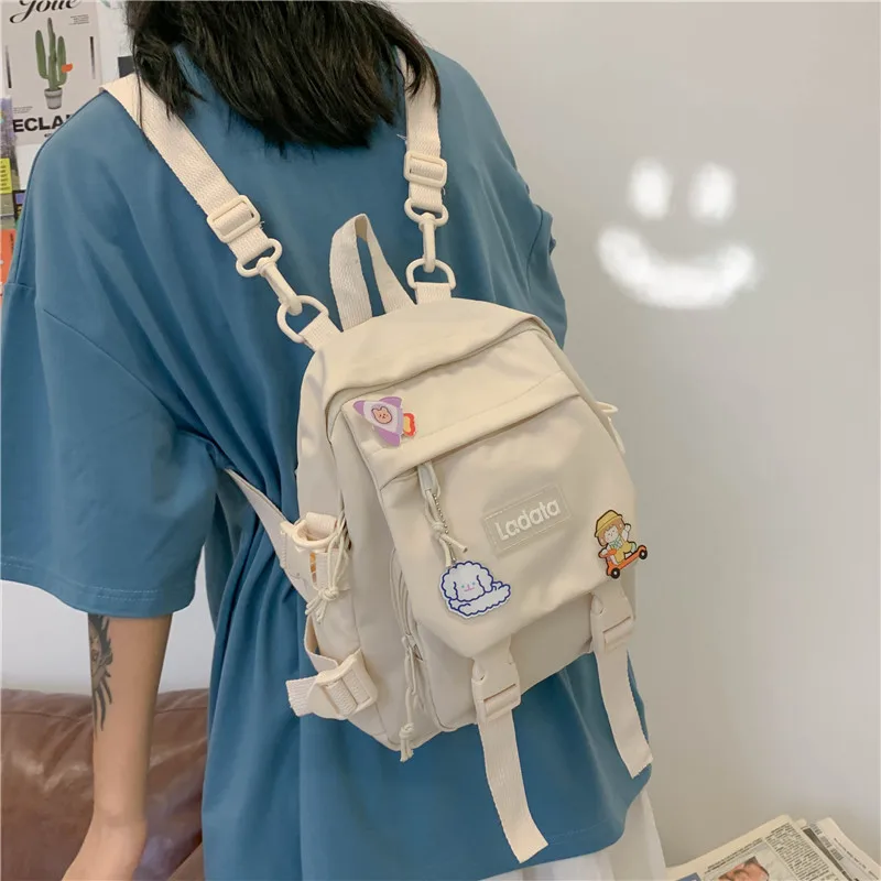 The new Korean version of the mini backpack woman bag cute campus casual shoulder bag parent-child multi-purpose backpack Bolsa