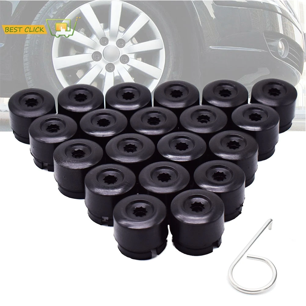 20Pcs 19mm Car Wheel Nut Auto Hub Screw Cover Protection Caps Wheel Nut Bolt Head Cover Caps For VW Transporter T5 T6 2003-2020