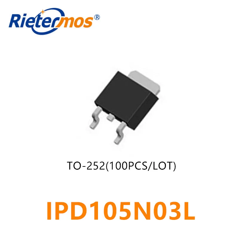 

100PCS N-CHANNEL 30V IPD105N03L IPD105N03 TO252 HIGH QUALITY