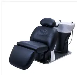 Electric shampoo bed automatic massage bed barber shop special semi-lying flushing bed high-end hair salon special rotating Japa