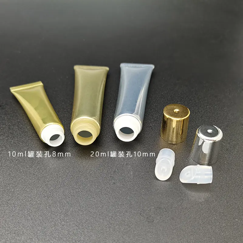 100 stuks knijpfles 20 ml lege cosmetische container zelfgemaakte make-up lotion crème buizen