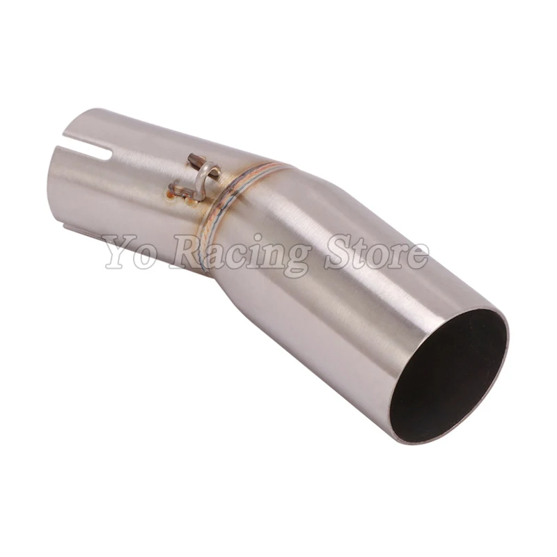 Slip On For KYMCO AK550 AK 550 Motorcycle Exhaust System Escape Stainless Steel Middle Link Pipe Connecting 51mm Moto Muffler