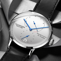 GUANQIN new Mechanical Business Watch Men Luxury Brand Luminous Stainless Steel Strap Wrist Mens Automatic Watches Clock relogio