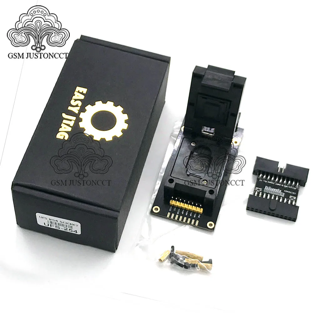 2024 Newest Original z3x Easy-Jtag Plus UFS BGA-254 Socket / EMMC 254( EMMC +UFS 2 IN 1 ) Adapter for EASY JTAG PLUS BOX work