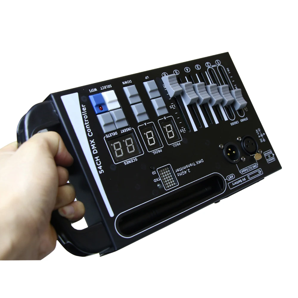

Беспроводной DMX-контроллер 54CH, DJ-контроллер, оборудование для коммерческого освещения, лазерный свет для дискотек, светодиодная консоль
