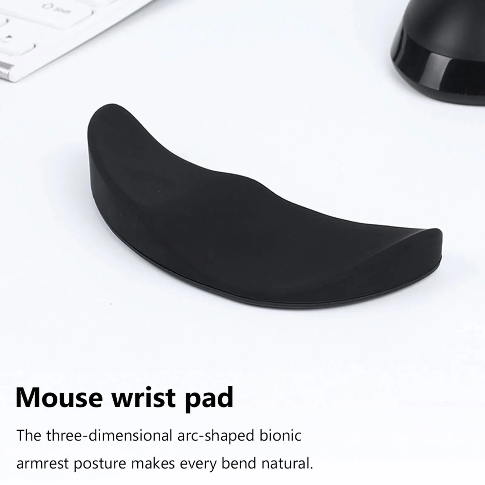 Ergonomic Silicone Mouse Wrist Pad Mouse Pad Wrist Support Prevent Wrist Damage Mouse Smooth Operation Mat for Office Games