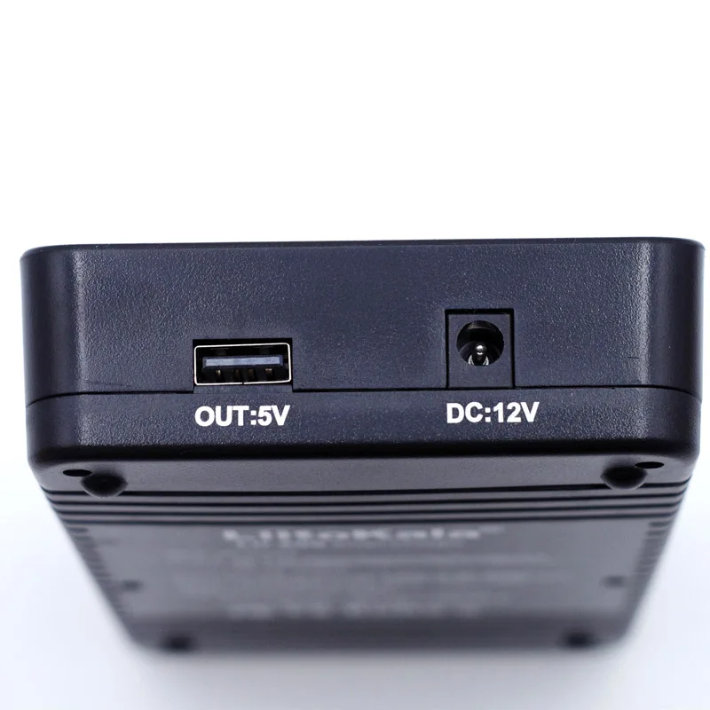 LiitoKala lii500 LCD 3.7V/1.2V AA/AAA 18650/26650/16340/14500/10440/18500 Battery Charger with screen+12V 2A Adapter USB 5V1A