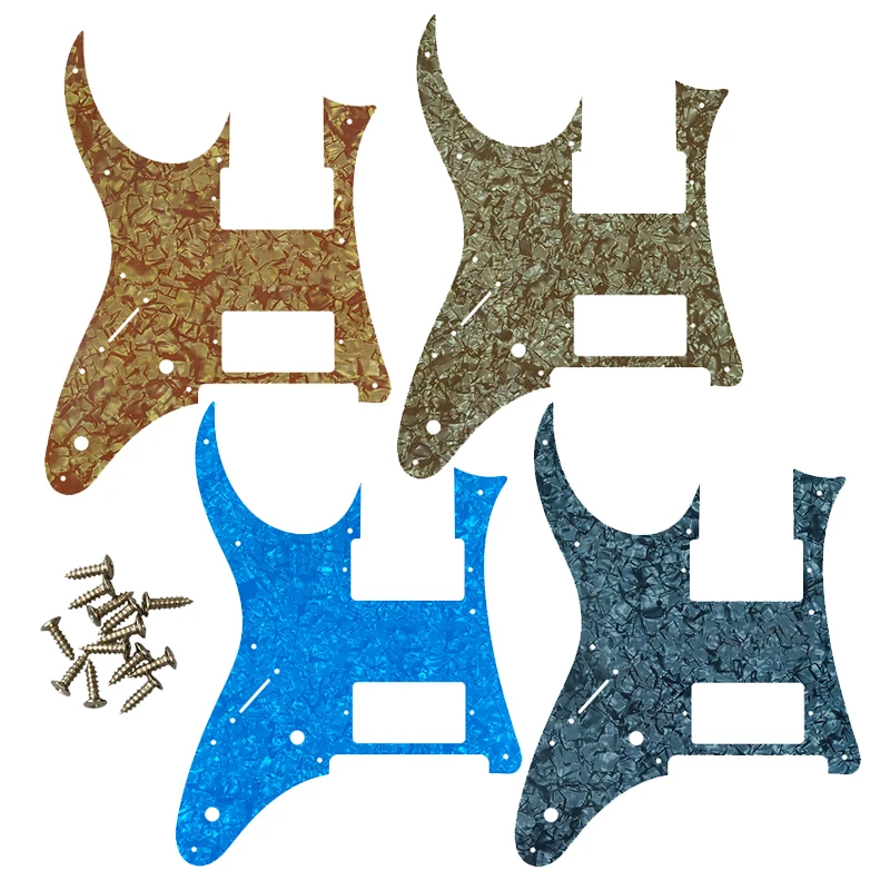 Pleroo Custom Electric Guitar Parts - For Left Handed MIJ Ibanez RG3550MZ Guitar Pickguard Pickup Scratch Plate HH Humbucker