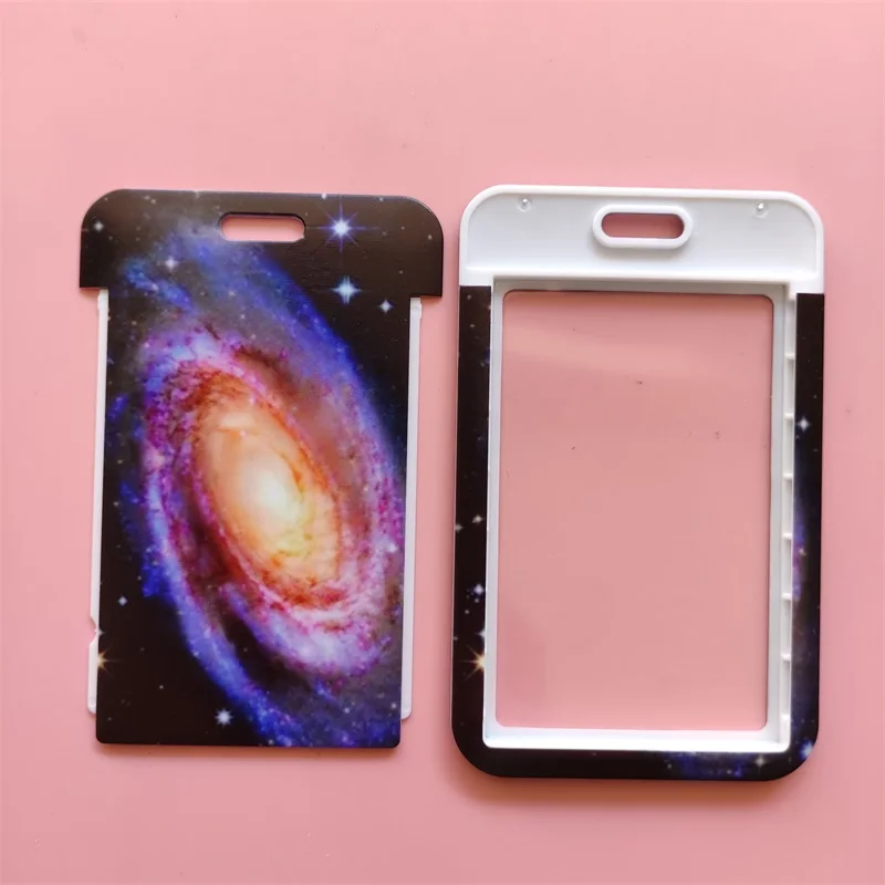 Smycz kosmiczna Okładki na karty identyfikacyjne Etui na karty autobusowe dla studentów Identyfikator drzwi Identyfikator Prezent świąteczny